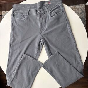 Faherty Stretch Terry 5-Pocket Pant Gray Men’s Size 35x32 Slim Fit NWOT